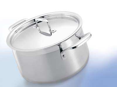 LE CREUSET New 3-ply Stainless Steel 24cm