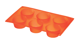 Silicone 6 cup Muffin Tray