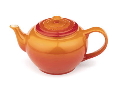 Le Creuset Stoneware Classic Teapot 1L - Volcanic