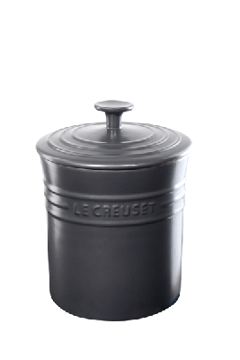 Le Creuset Stoneware Storage Jar 0.24L - Granite