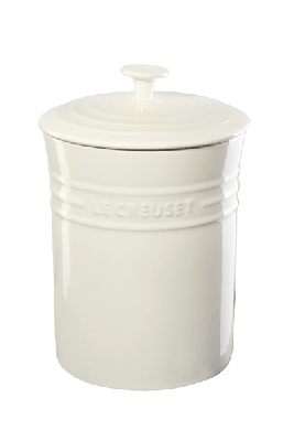 Le Creuset Stoneware Storage Jar 0.83L - Almond