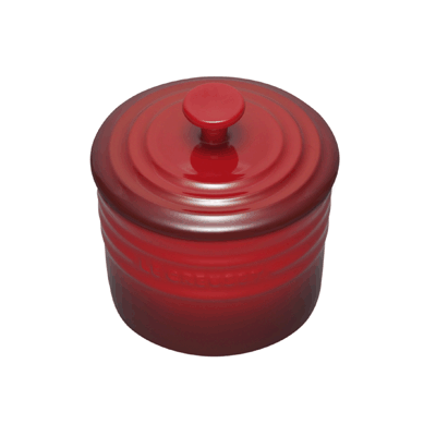 Le Creuset Stoneware Storage Jar 2.4L - Cerise