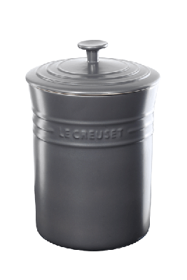 Le Creuset Stoneware Storage Jar 3.8L - Granite