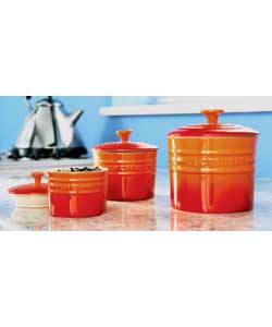 le creuset Storage Jars - Volcanic