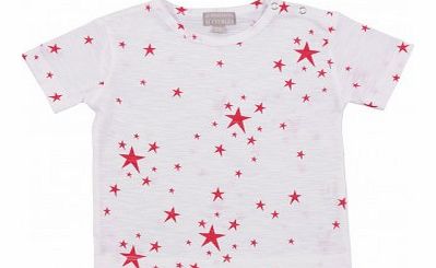 Le Marchand d`etoiles Stars T-shirt Red `12 months,18 months