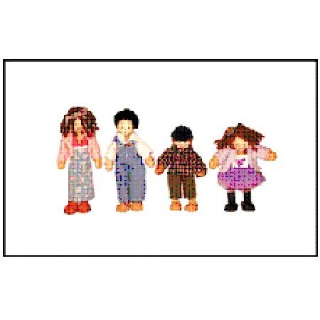 Le Toy Van Dolls House Accessory Wooden Family of 4 Dolls
