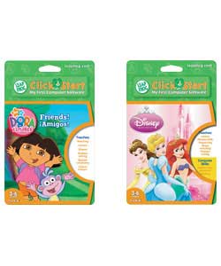 ClickStart Software - Disney Princesses and Dora