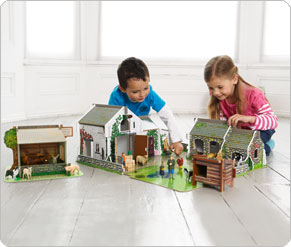 Cobblestone Farm Playset