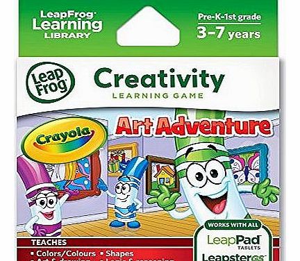 LeapFrog Explorer Game: Crayola Art Adventure (for LeapPad and Leapster)