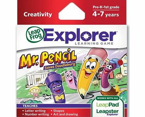 LeapFrog Explorer Game: Mr. Pencil Saves Doodleburg (for LeapPad and Leapster)