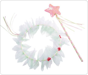 Leapfrog Headdress and Wand