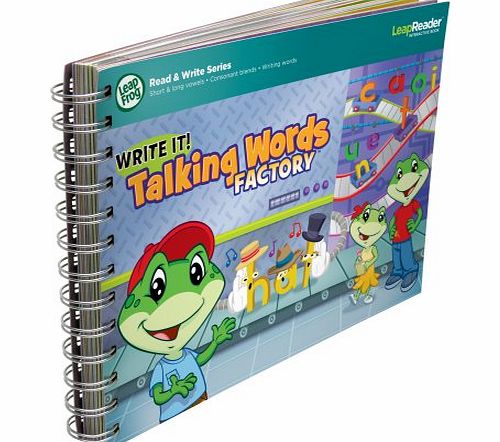 LeapFrog LeapReader Book: Write It! Talking Words Factory
