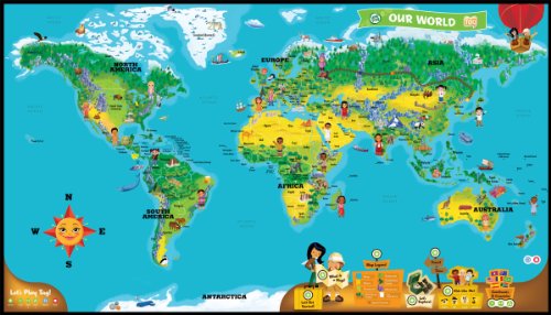 LeapFrog LeapReader World Map (Works with Tag)