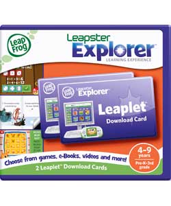 Leapster Explorer Leaplet Download Card