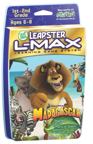 Madagascar - Leapster L-Max Learning Game System Software