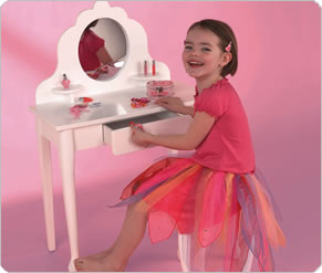 Leapfrog Vanity Table and Stool