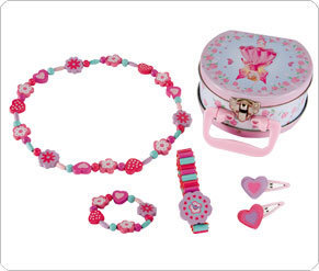 Wooden Jewellery Set