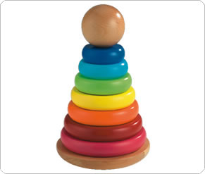Leapfrog Wooden Stacker