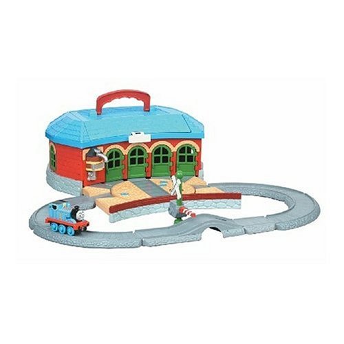 Learning Curve Take Along Thomas & Friends - Work & Play Engine Shed Playset
