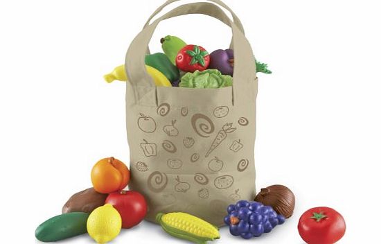 Learning Resources New Sprouts Fresh Picked Fruit and Veggie Tote