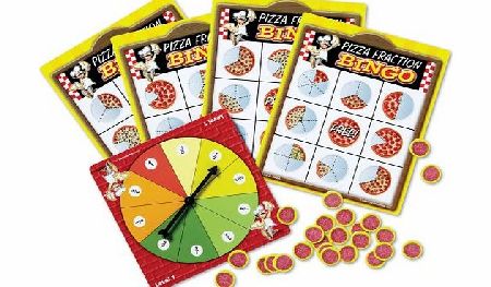 Learning Resources Pizza Fraction Bingo