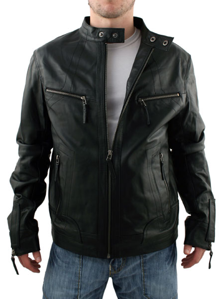 Leather Black Biker Jacket