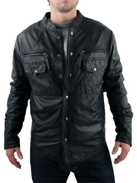 Leather Black Rocka Jacket
