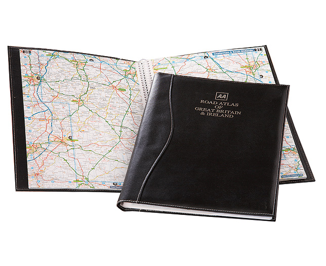 leather Bound Road Map