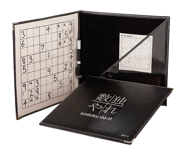 leather Bound Sudoku Pad - Personalised