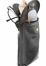Leather Double Glasses Case