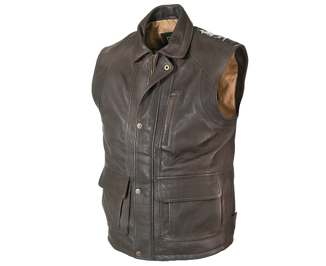 leather Gilet - Large
