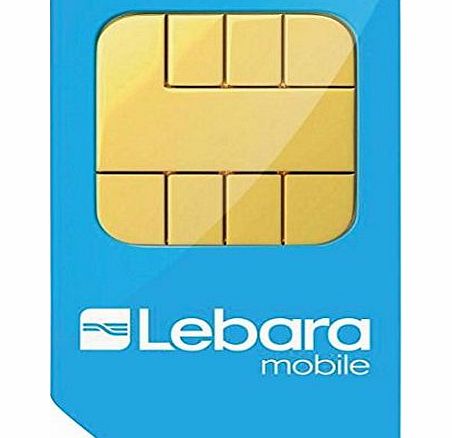 Lebara Pay As You Go International Combi Sim Card