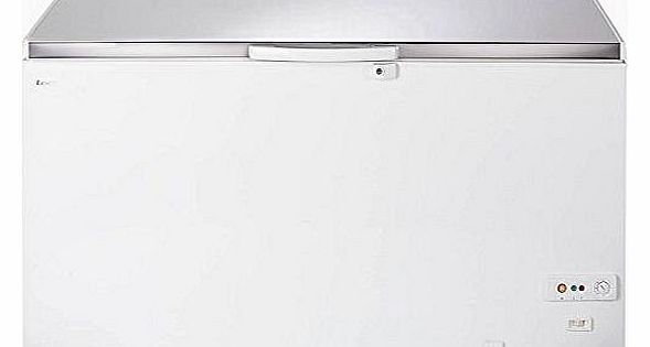 LEC  Commercial CF490 Chest Freezer White with Stainless Steel Lid