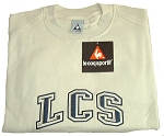 Le Coq Sportif Large Logo Sweatshirt Cream Size Medium