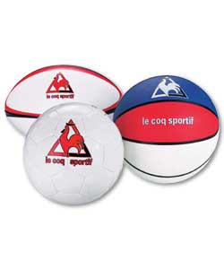 LeCoq Sportif Triple Ball Set