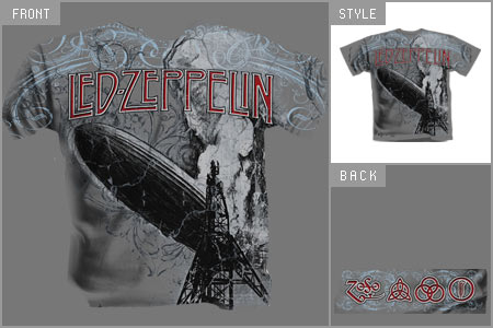 Led Zeppelin (Flourished) T-Shirt brv_12963002_T