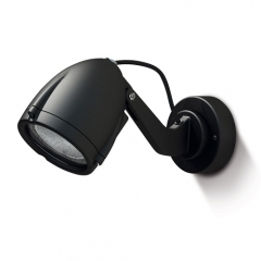 Alien Dark Grey Outdoor Wall Light Large