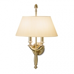 Leds-C4 Lighting Barca Polished Brass Wall Light