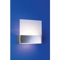 Leds-C4 Lighting Flat Satin Nickel Wall Light Small