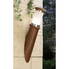 Ixion Wooden Outdoor Wall Light