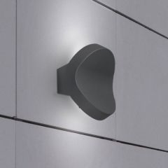 Leds-C4 Lighting Lua Low Energy Outdoor Wall Light in Dark Grey