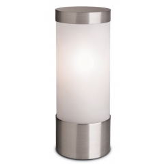 Messina Satin Nickel and Glass Table Light