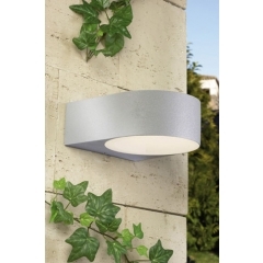 Leds-C4 Lighting Nemesis Light Grey Outdoor Wall Light