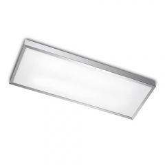 Leds-C4 Lighting Toledo Aluminium Slim Rectangular Ceiling Light