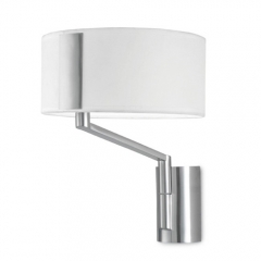 Leds-C4 Lighting Twist Adjustable Satin Nickel Wall Light