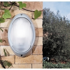 Leds-C4 Lighting Vulcano Grey Outdoor Wall Light