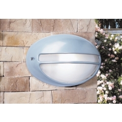 Leds-C4 Lighting Zeus Grey Outdoor Wall Light Large
