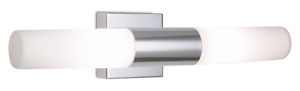 LEDS Lighting Lorient Modern IP44 Rated Chrome Bathroom Wall Light Mounts Vertically Or Horizontally