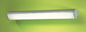 LEDS Lighting Mirror Modern Satin Aluminium Wall Light To Fit Above Or Beside A Bathroom Mirror