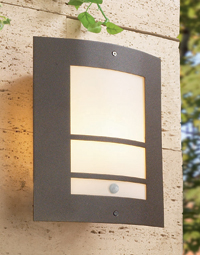 Modern Outdoor Wall Light With Movement Sensor